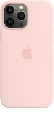 Apple iPhone 13 Pro Max Silikonskal MagSafe Kritrosa