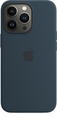 Apple iPhone 13 Pro Silikonskal MagSafe Bläckblå