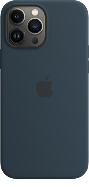 Apple iPhone 13 Pro Max Silikonskal MagSafe Bläckblå