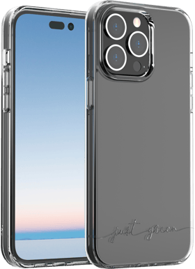 Bigben iPhone 14 Pro Max Just Green Case Transparent