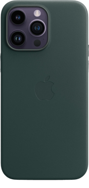 Apple iPhone 14 Pro Max Läderskal Magsafe Skogsgrön