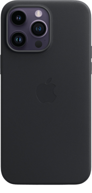Apple iPhone 14 Pro Max Läderskal Magsafe Midnatt