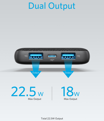 Anker PowerCore III Sense 10000 mAh, PD Svart
