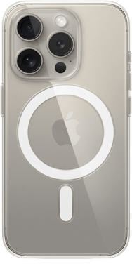 Apple iPhone 15 Pro Transparent skal med MagSafe