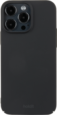 Holdit iPhone 15 Pro Max Slim Case Svart