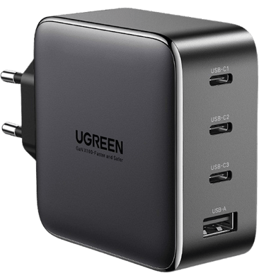 UGREEN Nexode 100W 4-Ports Gan-laddare