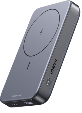 UGREEN Magnetic Wireless Powerbank 10000 mAh med stativ