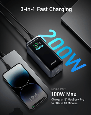 Anker Prime Powerbank 20000 mAh 200W