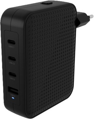 HyperJuice 145W USB-C GaN Reseladdare Svart