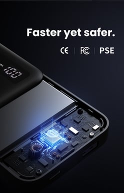 UGREEN Powerbank 10000 mAh Svart