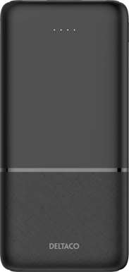 DELTACO Powerbank 10 000 mAh 20W Svart