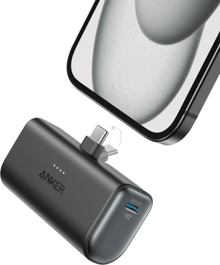 Anker Nano mini Powerbank 5000 mAh, Svart