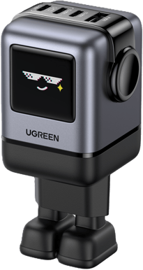 UGREEN Uno RG 100W 4 ports GaN-laddare Svart
