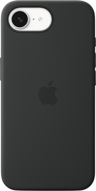 Apple iPhone 16e Silikonskal Svart