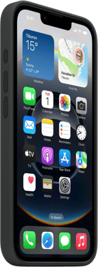 Apple iPhone 16e Silikonskal Svart