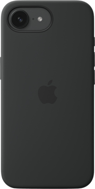 Apple iPhone 16e Silikonskal Svart