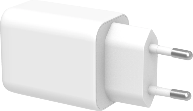 DELTACO Väggladdare 1x USB-C 67 W Vit