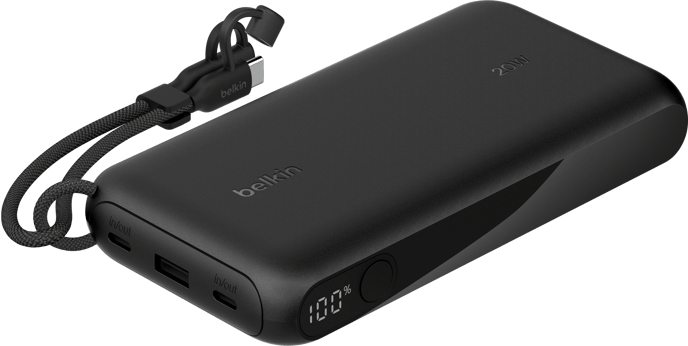 Belkin Powerbank 20000 mAh Svart 20W
