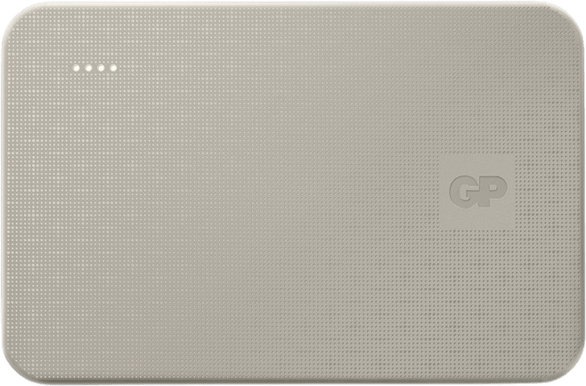 GP Powerbank Plus 3-Port 5000 mAh - Cream