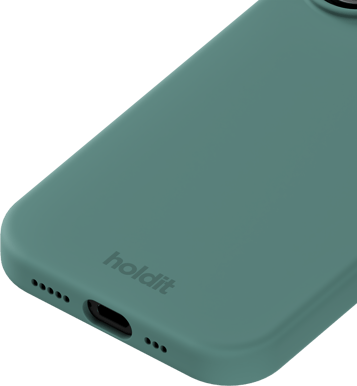 Holdit iPhone 17 Silicone Case Grön