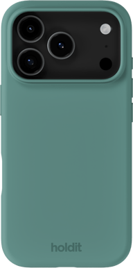 Holdit iPhone 17 Pro Silicone Case Grön