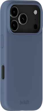 Holdit iPhone 17 Pro Max Silicone Case Blå