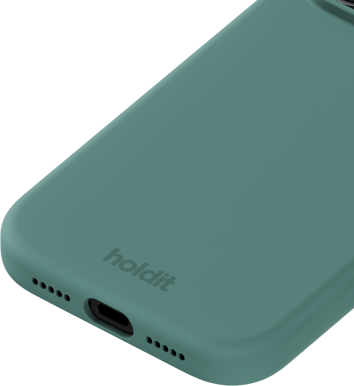 Holdit iPhone 17 Pro Max Silicone Case Grön