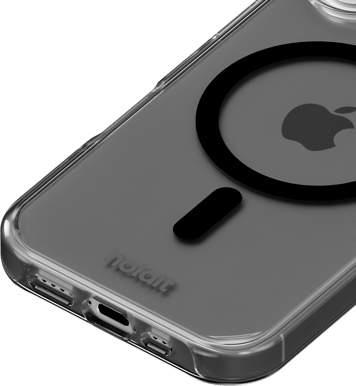Holdit iPhone 17 MagSafe Transparent Svart