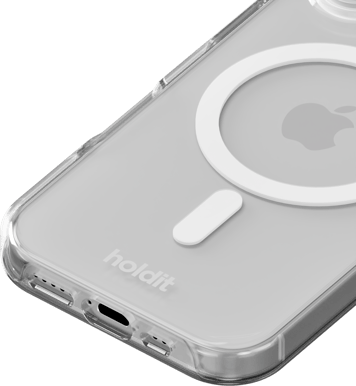 Holdit iPhone 17 MagSafe Transparent Vit