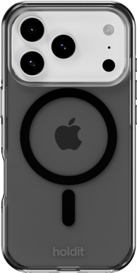 Holdit iPhone 17 Pro MagSafe Transparent Svart