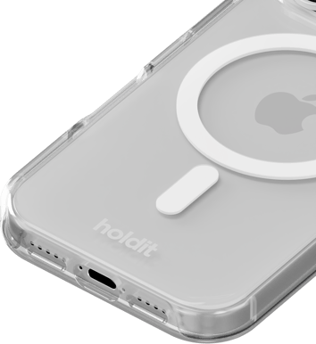 Holdit iPhone 17 Pro MagSafe Transparent Vit