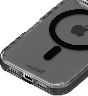 Holdit iPhone 17 Pro Max MagSafe Transparent Svart