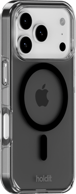 Holdit iPhone 17 Pro Max MagSafe Transparent Svart