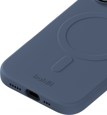 Holdit iPhone 17 MagSafe Soft Case Blå