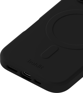 Holdit iPhone 16 MagSafe Soft Case Svart