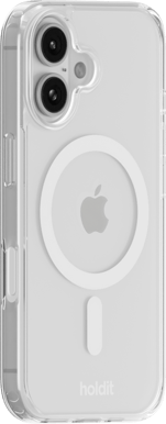 Holdit iPhone 16 MagSafe Transparent Vit