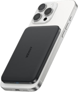 Anker MagGo Slim Powerbank 5000 mAh, Svart