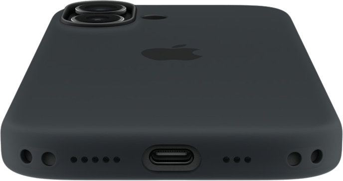 Apple iPhone 17 Silikonskal med MagSafe Svart