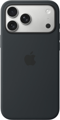 Apple iPhone 17 Pro Max Silikonskal med MagSafe Svart