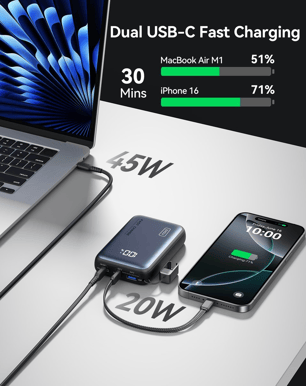 INIU Powerbank 20000 mAh Leopard Power 65W