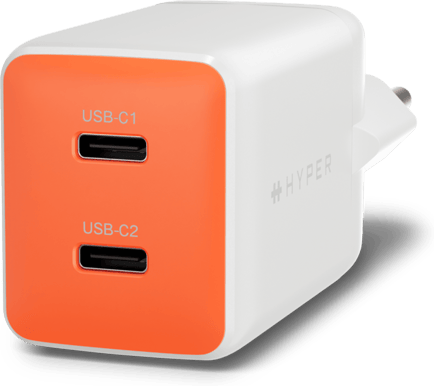 HyperJuice Flex 45W Väggladdare GaN - Orange
