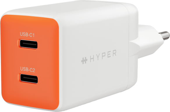 HyperJuice Flex 45W Väggladdare GaN - Orange