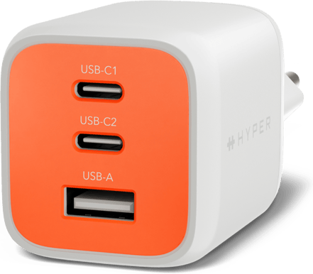 HyperJuice Flex 65W Väggladdare GaN - Orange