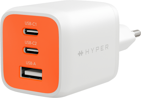 HyperJuice Flex 65W Väggladdare GaN - Orange
