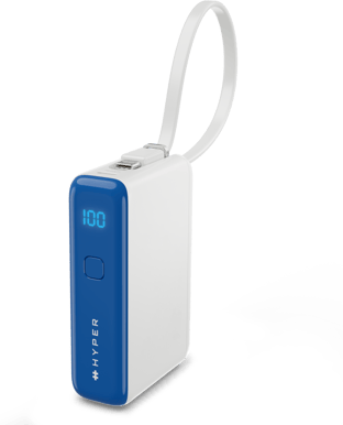 HyperJuice Flex Powerbank 10000 mAh 30W Blå