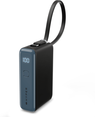 HyperJuice Flex Powerbank 10000 mAh 30W Svart