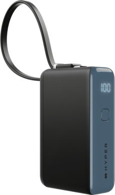 HyperJuice Flex Powerbank 10000 mAh 30W Svart