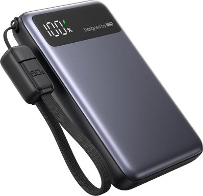 INIU Pocket Pro Slim Powerbank 10000 mAh 45W Svart