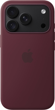 Apple iPhone 18 Pro Silikonskal med MagSafe Bourgogne