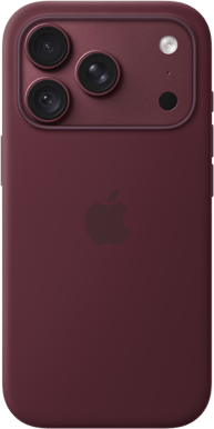 Apple iPhone 18 Pro Silikonskal med MagSafe Bourgogne
